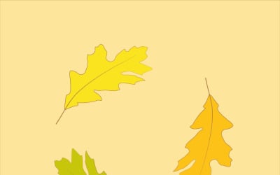 Beautiful bright colorful autumn leaves falling in the air isolated