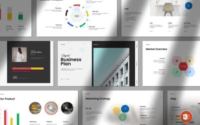 Digital Business Plan Presentation Template