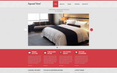 Imperial Hotel Drupal Template #45485
