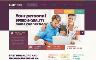 Internetre érzékeny webhelysablon