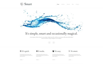Modelo HTML do Moto CMS da empresa de investimento