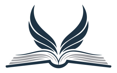 Boek silhouet illustratie