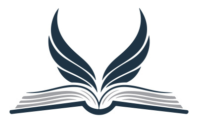 Book silhouette illustration