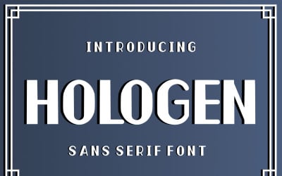 Премиум-шрифт Hologen Sans Serif