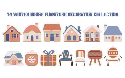 14 Winter House Furniture Decoration Collection