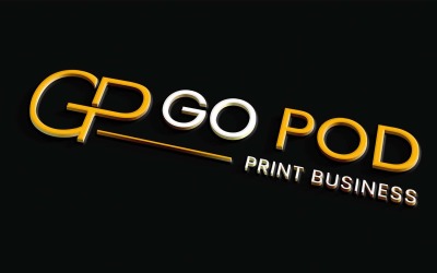 Kreatives und minimalistisches GP-Logodesign
