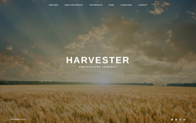 "Large Picture Agriculture Joomla Template" Responsive Joomla Template №45560