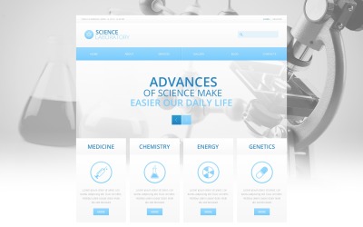 Science Lab Drupal sablon