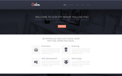 Tema Siti Web Responsive #45528 per Un Sito di Design Studio