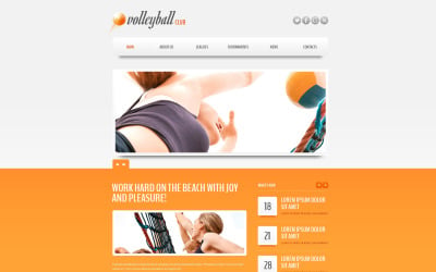 Volleyball Club Drupal Template