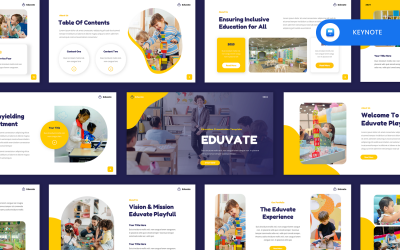 Eduvate – Kids Education Keynote sablon