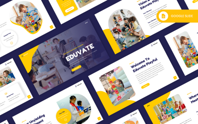 Eduvate – Vzdělávání dětí Šablona prezentace Google