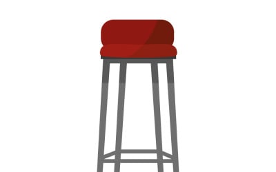 Modern bar stool for kitchen or restaurant.