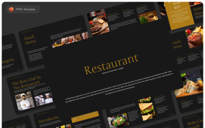 Restaurang PowerPoint presentationsmall