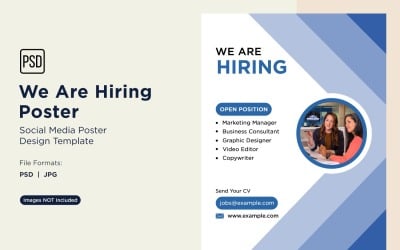 We are Hiring Poster Design Template 07