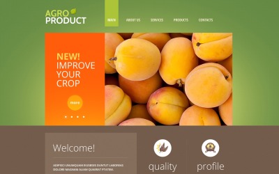 Modèle Web adaptatif pour site de jardinage #45694