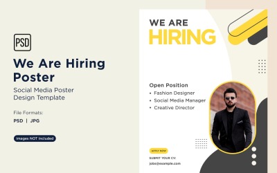 We are Hiring Poster Design Template 25