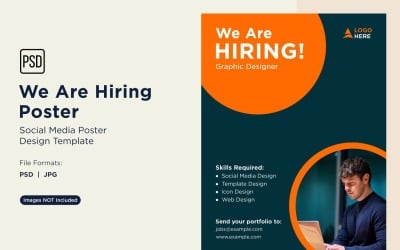 We are Hiring Poster Design Template 35