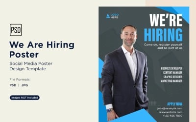 We are Hiring Poster Design Template 41