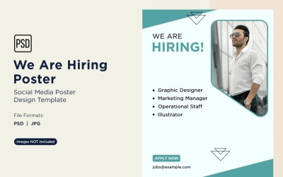 We are Hiring Poster Design Template 48