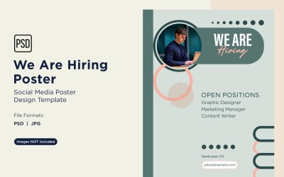 We are Hiring Poster Design Template 49