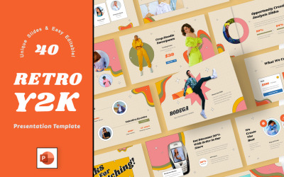 Bodega – Retro Y2K PowerPoint-Vorlage