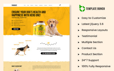 Foodooze – Mehrzweck-Shopify-Theme für Einzelprodukte