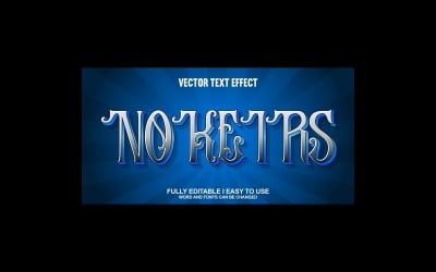 Nokeirs Fully Editable Vector 3D Text Effect