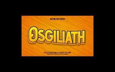 Osgiliath Fully Editable Vector 3D Text Effect