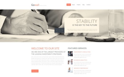Consulting Moto CMS HTML Template