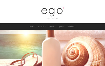 Modelo de site responsivo para salão de beleza