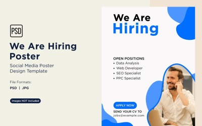We are Hiring Poster Design Template 59