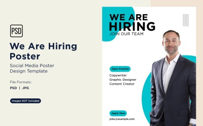 We are Hiring Poster Design Template 63