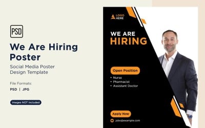 We are Hiring Poster Design Template 72