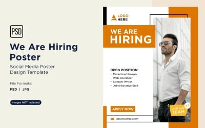 We are Hiring Poster Design Template 75