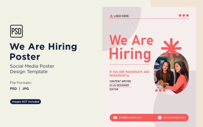 Stiamo assumendo modello di progettazione poster 96