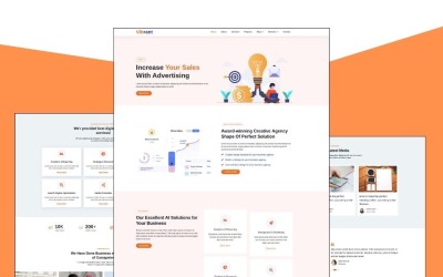 充满活力 - 商业和 IT 解决方案多用途响应式 HTML5 模板