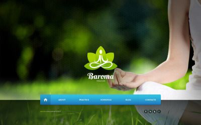 Bootstrap Website template over Yoga №45860