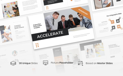 Hızlandır - Proje Planı PowerPoint Sunum Şablonu