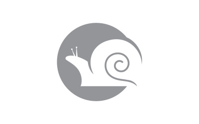 Schnecken-Logo-Vektor auf weißem Hintergrund 16