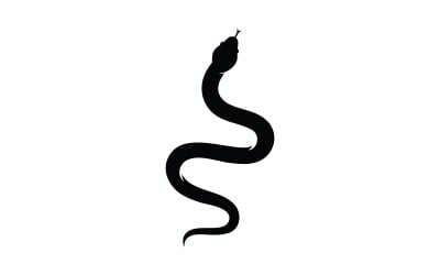 Snake logo icon vector template V6