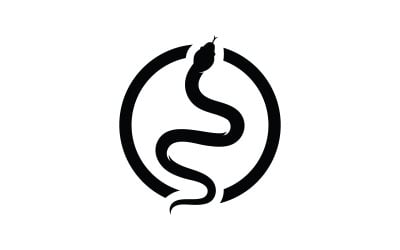 Snake logo icon vector template V7