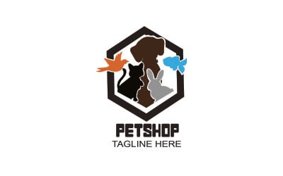 Pet Shop design logotyp mall