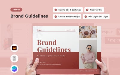 Vesper - Fashion Brand Guideline Template