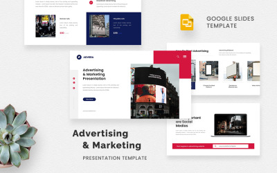 Advera-Реклама и маркетинг Шаблон слайдов Google