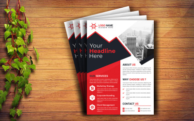 Corporate Flyer Ontwerp Sjabloon 08