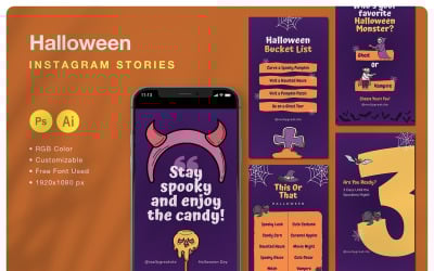 Halloween Kids Instagram Story