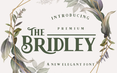 The Bridley a New Elegant Font