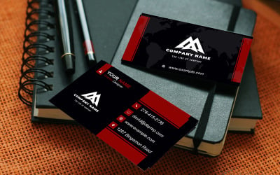 Visiting Card - Business Card - E-Card Template With Customizable Designs - 692