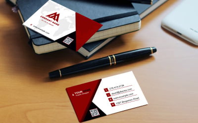 Visiting Card - Business Card - E-Card Template With Customizable Designs - 693